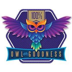 100% Owl Goodness Logo Square