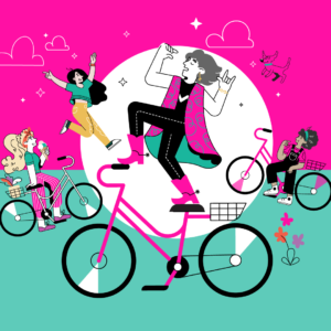 Owl bof club magenta square