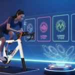 Zwift ride virtual shifting woman
