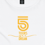 TdFFaz five tours one dream front white close