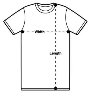 T shirt measurement